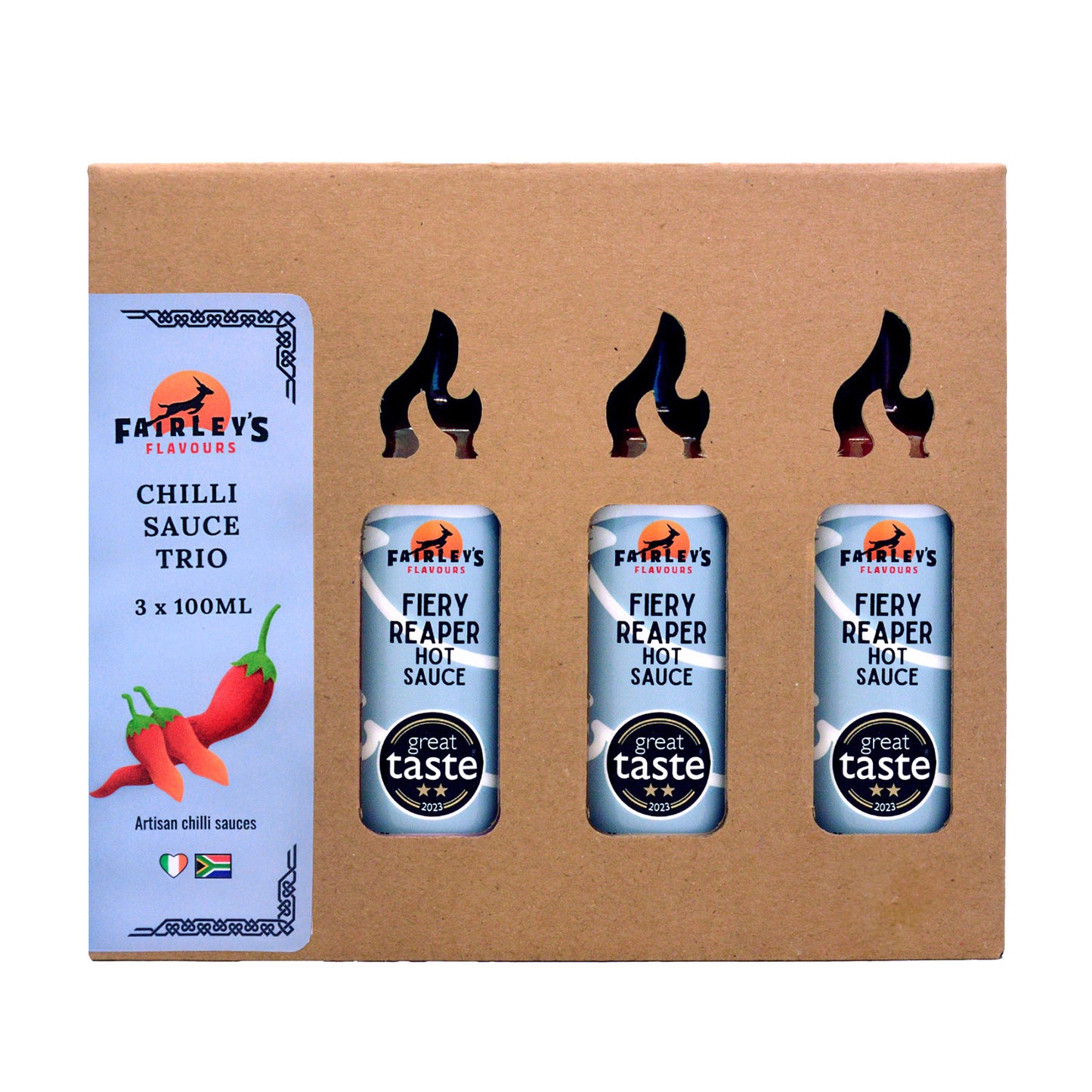 Fiery Reaper Hot Sauce Trio